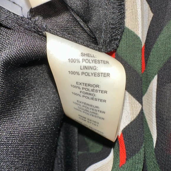 Calvin Klein Geometric Maxi Dress, Size 12 - Picture 12 of 14